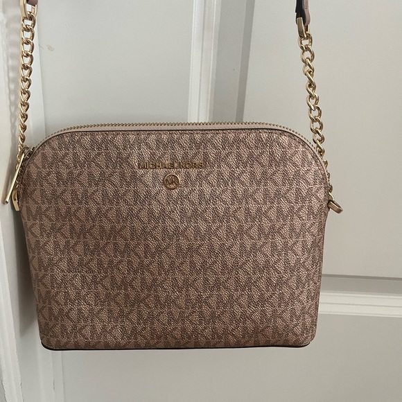 Michael Kors Brown Crossbody Bags with Gold Hardware - Picture 1 of 4